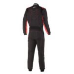 ALPINESTARS KMX-9 V3 SUIT BLACK RED FLUO