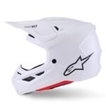 ALPINESTARS S-M7 SOLID HELMET ECE06/DOT WHITE