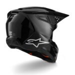 ALPINESTARS SM3 SOLID HELMET ECE06/DOT BLACK GLOSSY