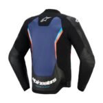 ALPINESTARS GP FORCE V2 LEATHER JACKET BLACK BLUE