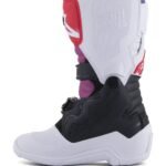 ALPINESTARS YOUTH TECH 7S BOOTS WHITE RAINBOW