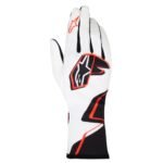ALPINESTARS TECH-1 K RACE V2 GLOVES GRAPHIC 1 WHITE