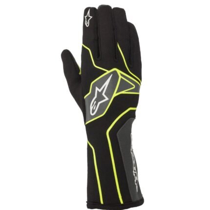 ALPINESTARS TECH-1 K V2 GLOVES BLACK YELLOW
