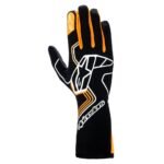 ALPINESTARS TECH-1 RACE V4 GLOVES BLACK ORANGE