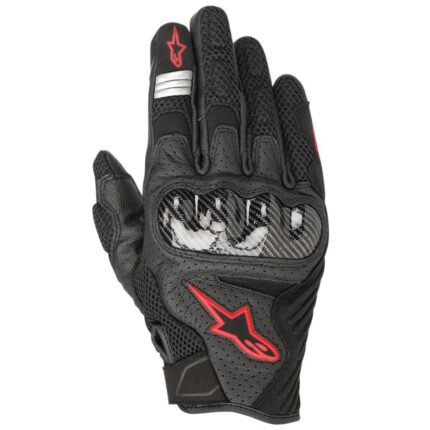 ALPINESTARS SMX 1 AIR V2 GLOVES BLACK RED