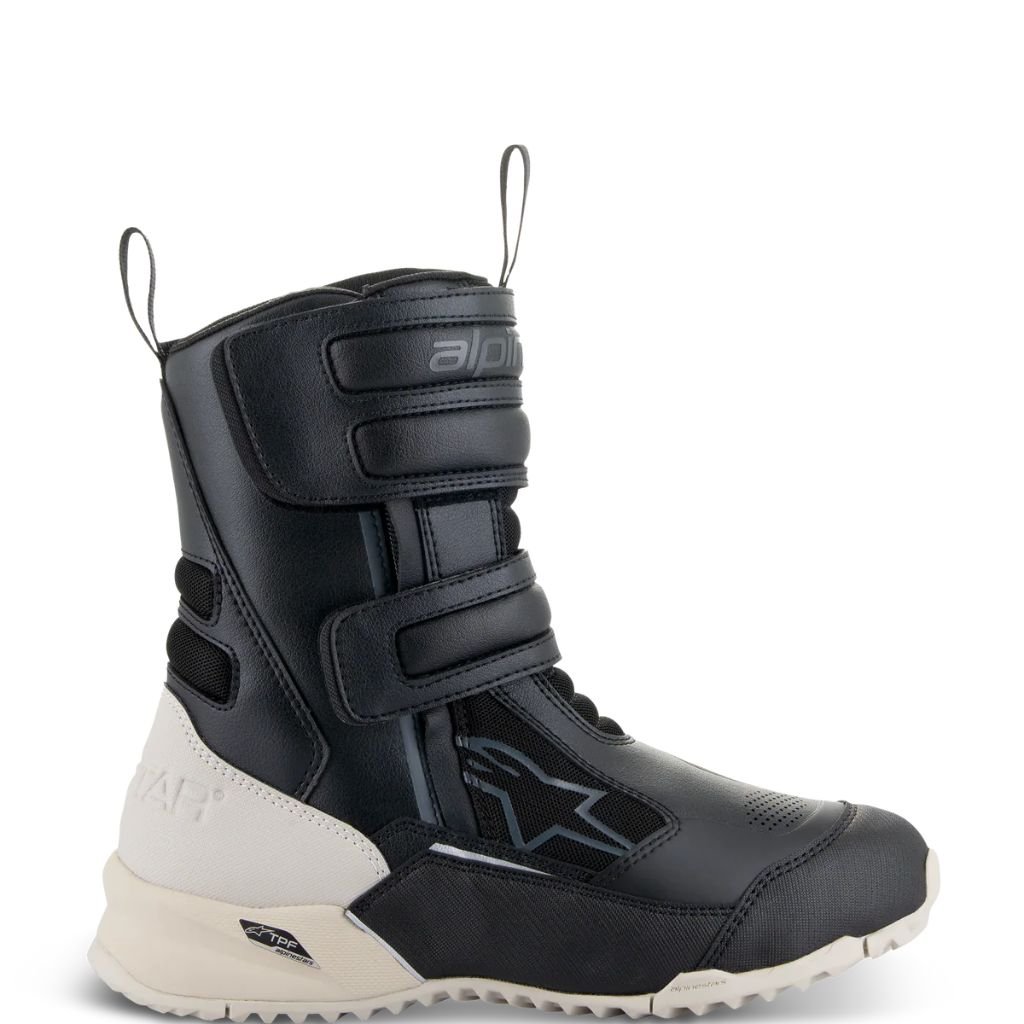 ALPINESTARS WOMEN STELLA RT 7 TOURING DRYSTAR BOOTS BLACK WHITE PREMIUM WATERPROOF WOMEN'S TOURING MOTORCYCLE BOOTS ALPINESTARS WOMEN STELLA RT 7 TOURING DRYSTAR BOOTS BLACK WHITE