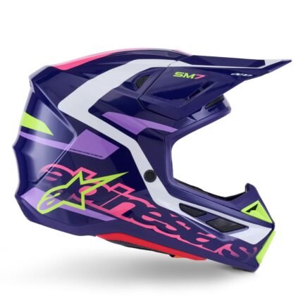 ALPINESTARS S-M7 DEED HELMET ECE06/DOT PURPLE
