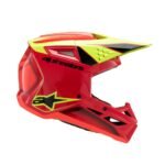 ALPINESTARS SM3 YOUTH FRAY HELMET ECE06/DOT RED YELLOW