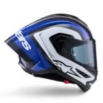 ALPINESTARS SUPERTECH R10 ARIUS HELMET ECE06 DOT BLUE GLOSSY