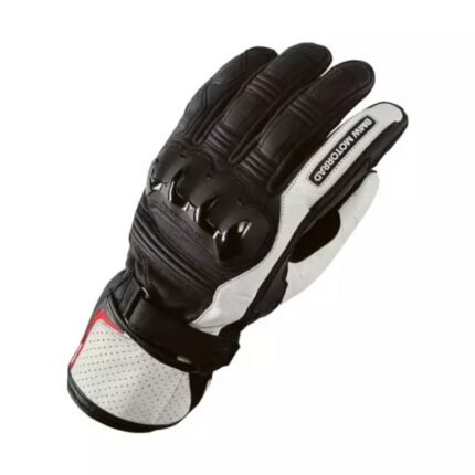 BMW MOTORCYCLE GLOVES PRO RACE WHITE