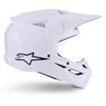 ALPINESTARS SM3 SOLID HELMET ECE06/DOT WHITE