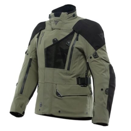 DAINESE WATERPROOF MOTORCYCLE JACKET ARMY-GREEN/BLACK