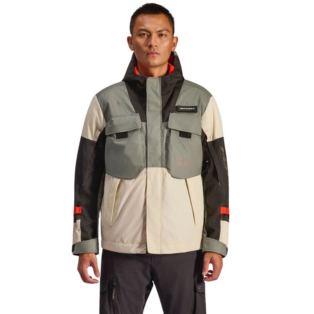ALPINESTARS MOSPHER WP JACKET FUR GRAY WATERPROOF MOTORCYCLE RIDING JACKET ALPINESTARS MOSPHER WP JACKET FUR GRAY