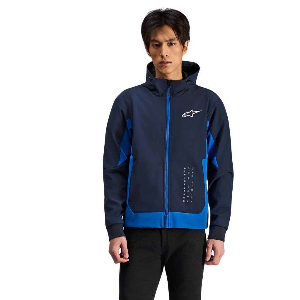 ALPINESTARS RADIUM TECH HOODIE NIGHT NAVY PREMIUM MOTORCYCLE RIDING HOODIE ALPINESTARS RADIUM TECH HOODIE NIGHT NAVY