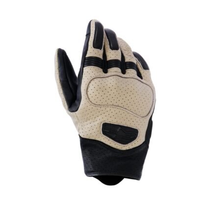 ALPINESTARS MUSTANG V3 LEATHER GLOVES ALUMINIUM