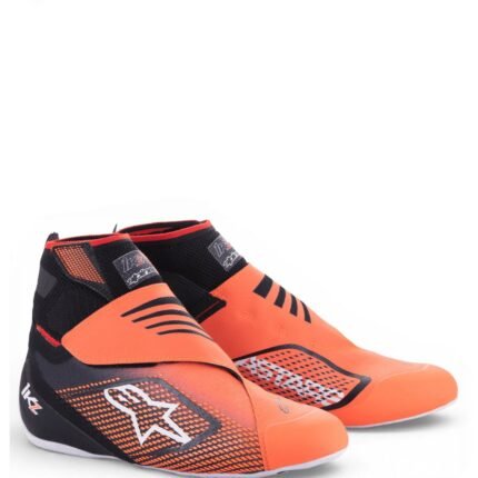 ALPINESTARS TECH-1 KZ V2 SHOES BLACK ORANGE