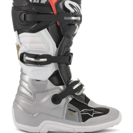 ALPINESTARS YOUTH TECH 7S BOOTS BLACK SILVER