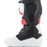 ALPINESTARS YOUTH TECH 3S BOOTS BLACK BRIGHT RED
