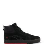 ALPINESTARS RIDE 63 LEATHER SHOES BLACK RED