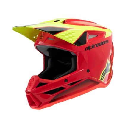 ALPINESTARS SM3 YOUTH FRAY HELMET ECE06/DOT RED YELLOW