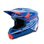 ALPINESTARS SM3 YOUTH WURX HELMET ECE06 DOT BLUE