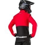 ALPINESTARS LITE-DURA SOFTSHELL JACKET BLACK BRIGHT RED