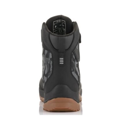 ALPINESTARS CR-6 DRYSTAR RIDING SHOES BLACK GRAY CAMO