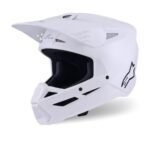 ALPINESTARS SM3 SOLID HELMET ECE06/DOT WHITE