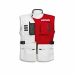 DUCATI FABRIC JACKET EXPLORER 2.0 WHITE RED MEN