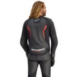 ALPINESTARS GP FORCE V2 LEATHER JACKET BLACK RED