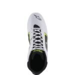ALPINESTARS TECH-1 K START V2 SHOES WHITE BLACK