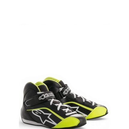 ALPINESTARS YOUTH TECH-1 K SHOES BLACK YELLOW