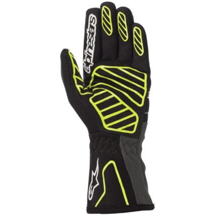 ALPINESTARS TECH-1 K V2 GLOVES BLACK YELLOW