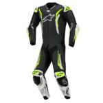 ALPINESTARS GP TECH V5 LEATHER SUIT 1PIECE BLACK YELLOW
