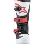 ALPINESTARS YOUTH TECH 3S BOOTS BLACK BRIGHT RED