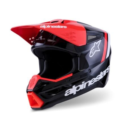 ALPINESTARS SM3 RADIUM HELMET ECE06/DOT BLACK RED
