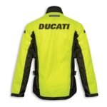 DUCATI RAIN JACKET AQUA HI-VIS