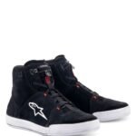 ALPINESTARS CHROME SHOES BLACK COOL GREY