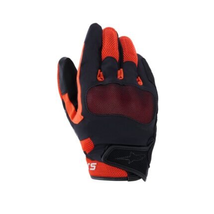 ALPINESTARS MOGRESS AIRFLOW GLOVES BLACK FLAME RED