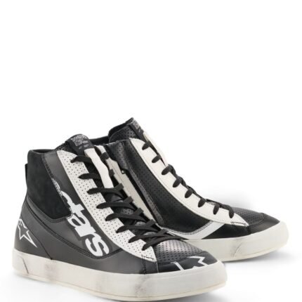 ALPINESTARS STATED FLAIR SHOES BLACK WHITE