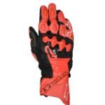 ALPINESTARS GP PLUS R V3 LEATHER GLOVES BRIGHT RED