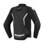 ALPINESTARS GP FORCE V2 AIR LEATHER JACKET BLACK WHITE