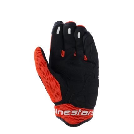 ALPINESTARS MOGRESS AIRFLOW GLOVES BLACK FLAME RED