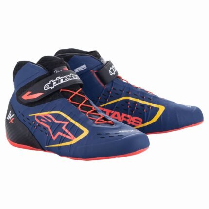 ALPINESTARS TECH-1 KX V2 SHOES BLUE RED