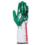 ALPINESTARS TECH-1 K V3 GLOVES WHITE GREEN