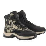 ALPINESTARS CR-6 DRYSTAR RIDING SHOES BLACK GRAY CAMO