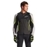 ALPINESTARS AST V3 AIR JACKET BLACK SILVER