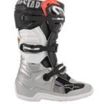 ALPINESTARS YOUTH TECH 7S BOOTS SILVER