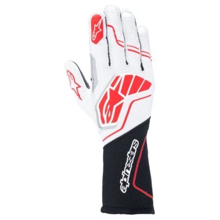 ALPINESTARS TECH-1 ZX V4 GLOVES BLACK WHITE
