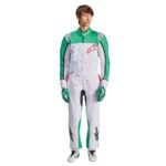 ALPINESTARS KMX-9 V3 GRAPHIC 6 SUIT WHITE GREEN
